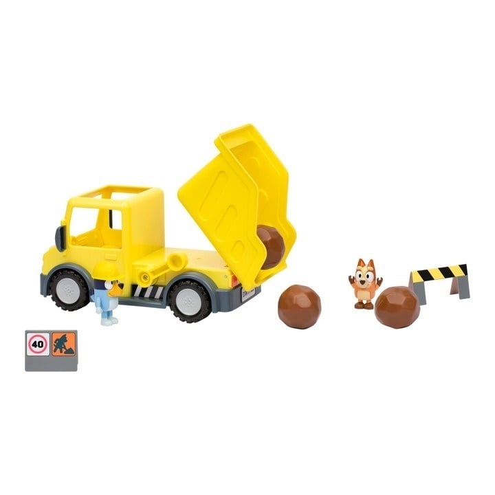 Set de joaca Bluey - Dump Truck, cu 2 figurine - 2 | YEO