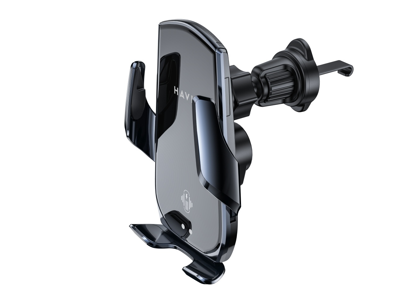 Suport auto cu incarcare wireless HAVIT W 3034, 15 W, Negru