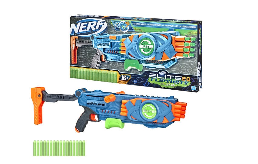 Blaster Nerf Elite 2.0 - Flip 16, 16 proiectile