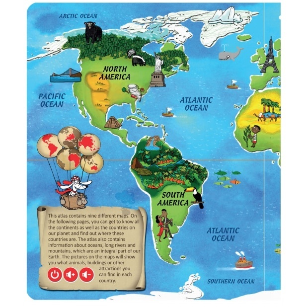 Carte Raspundel Istetel - World Atlas, limba engleza - 2 | YEO