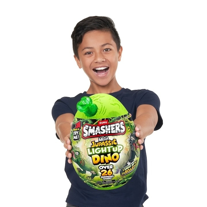 Figurina surpriza Smashers - Mega Jurassic, Light-Up Dino! - 2 | YEO