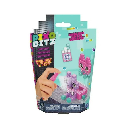 Joc interactiv Spin Master Pixo Bitz, 164 piese, 6 ani+, Multicolor