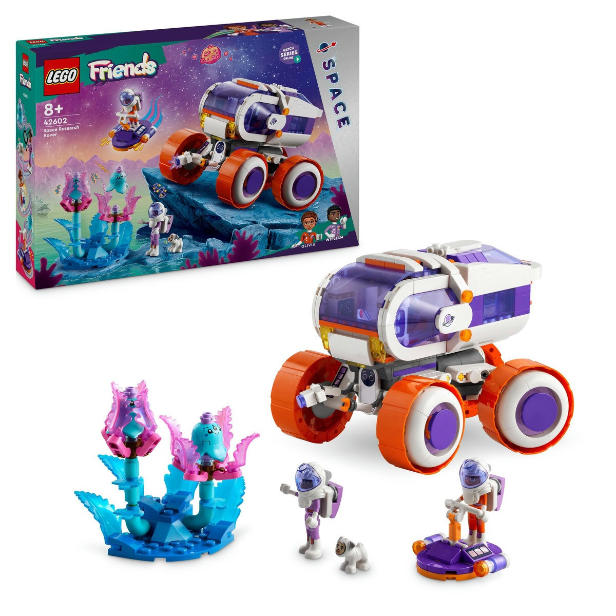 LEGO® Friends - Rover de Cercetare Spatiala 42602, 514 piese - 1 | YEO