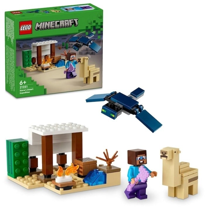 LEGO® Minecraft® - Expeditia in desert a lui steve 21251, 75 piese - 2 | YEO