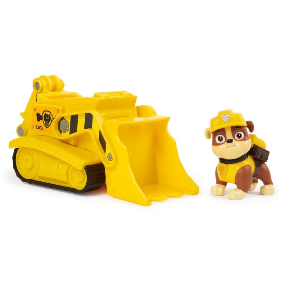 Masinuta cu figurina Paw Patrol - Buldozer cu figurina Rubble - 2 | YEO