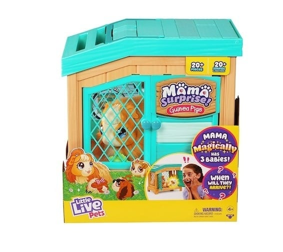 Pachet - Set de joaca interactiv Little Live Pets - Mama Surprise + Set Hey Clay Forest Animals - Urs - 2 | YEO