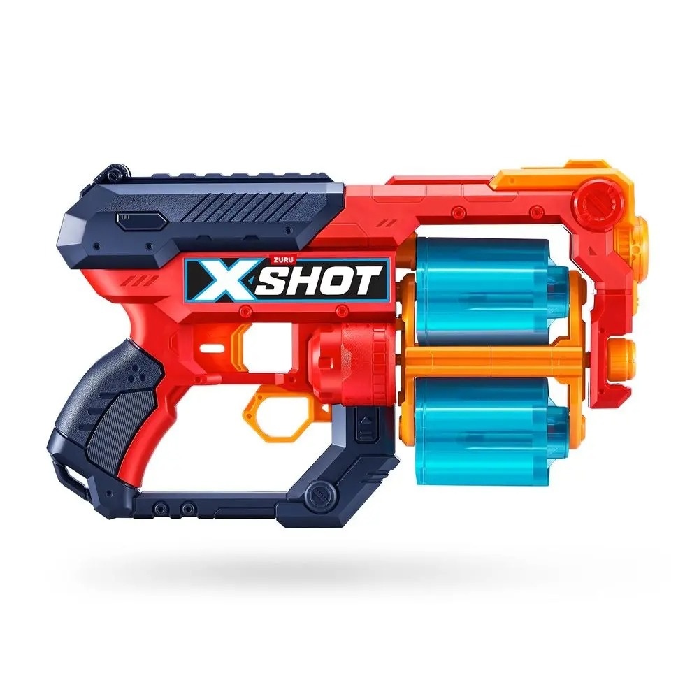 Set 2 pistoale Zuru X-Shot Excel, cu 48 proiectile, Multicolor - 3 | YEO
