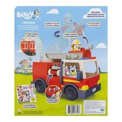 Set de joaca Bluey - Camionul de Pompieri, cu figurina inclusa - 3 | YEO