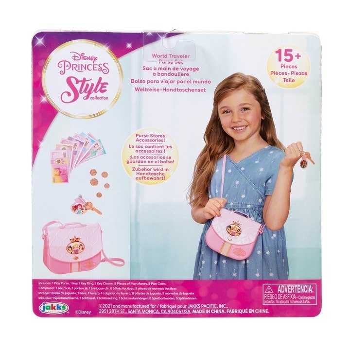 Set de joaca Disney Princess - Gentuta de calatorie, cu accesorii - 1 | YEO