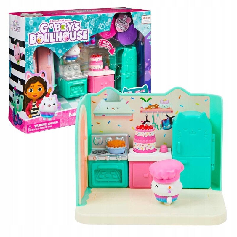 Set de joaca Gabby\'s Dollhouse - Bucataria cu prajituri, 3 ani+ - 1 | YEO