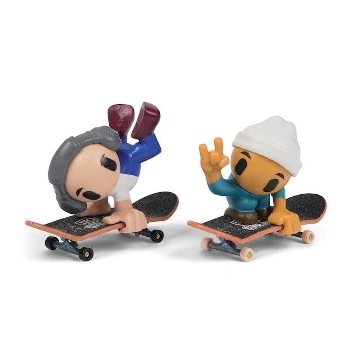 Tech Deck, SK8 Crew, set 2 mini placi de skateboard cu 2 figurine, model 1 - 2 | YEO