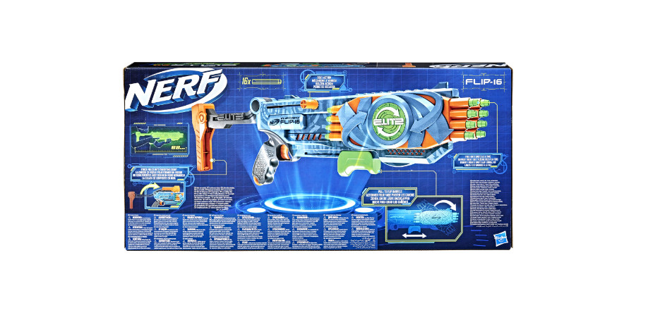 Blaster Nerf Elite 2.0 - Flip 16, 16 proiectile - 3 | YEO