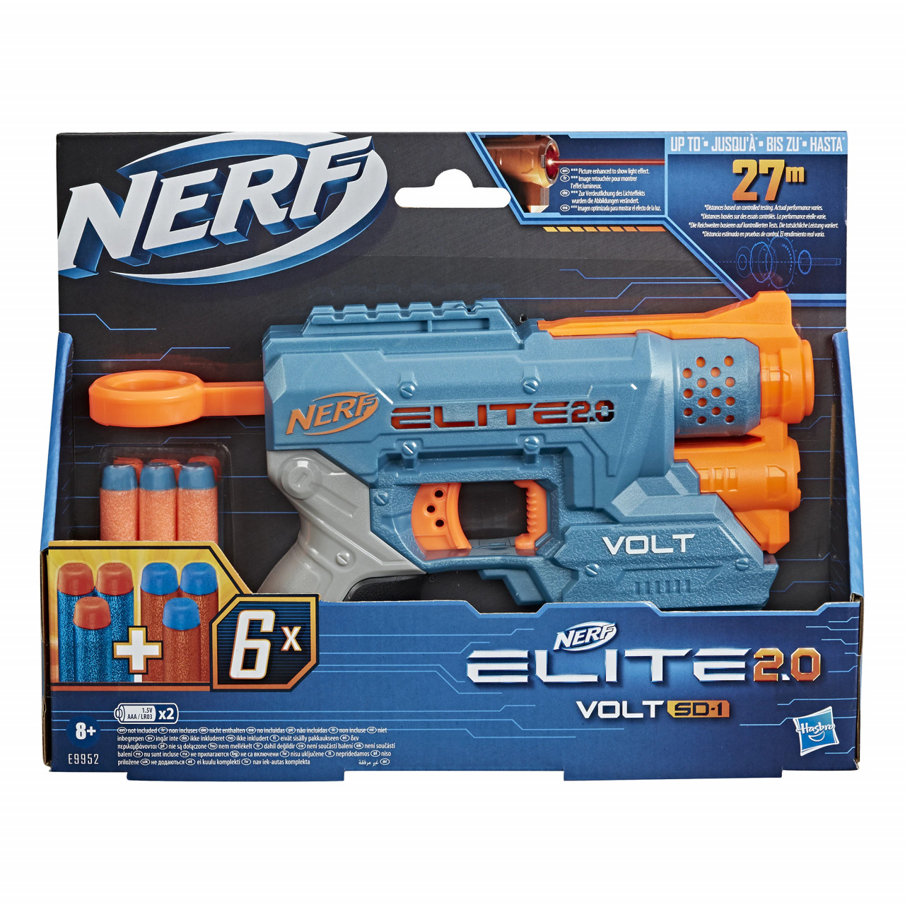 Blaster Nerf Elite 2.0 - Volt SD-1 - 1 | YEO