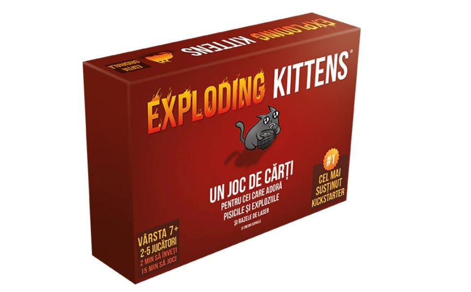 Joc Asmodee - Exploding Kittens Original