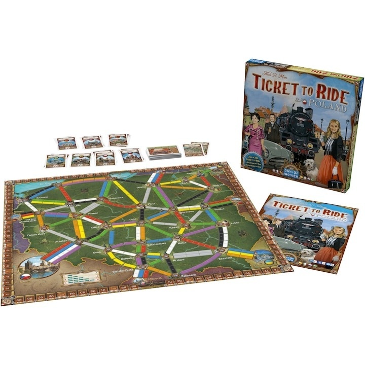 Joc Asmodee - Ticket to Ride, Map Collection, Poland, lb. engleza - 2 | YEO