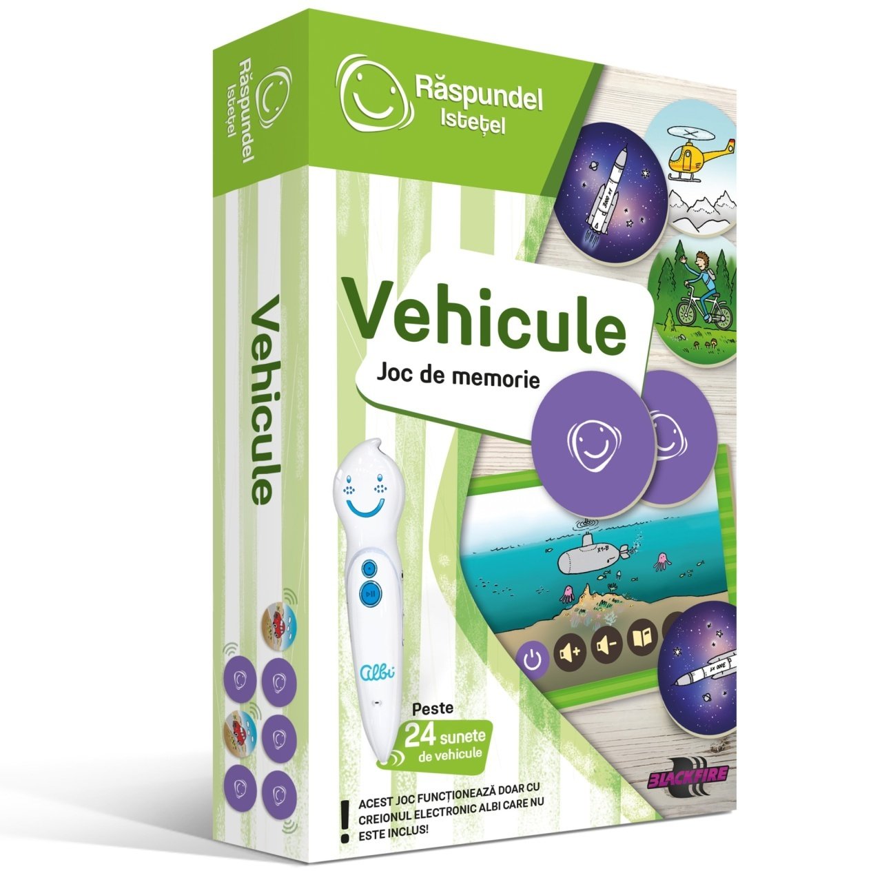 Joc de memorie Raspundel Istetel - Vehicule