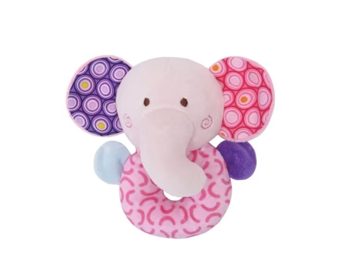 Jucarie Lorelli de Plus Zornaitoare Elefant 11 cm