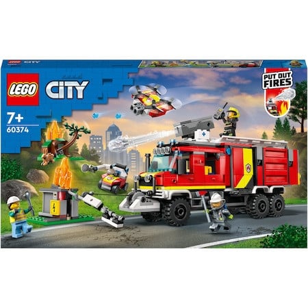 LEGO® City - Masina unitatii de pompieri 60374, 502 piese