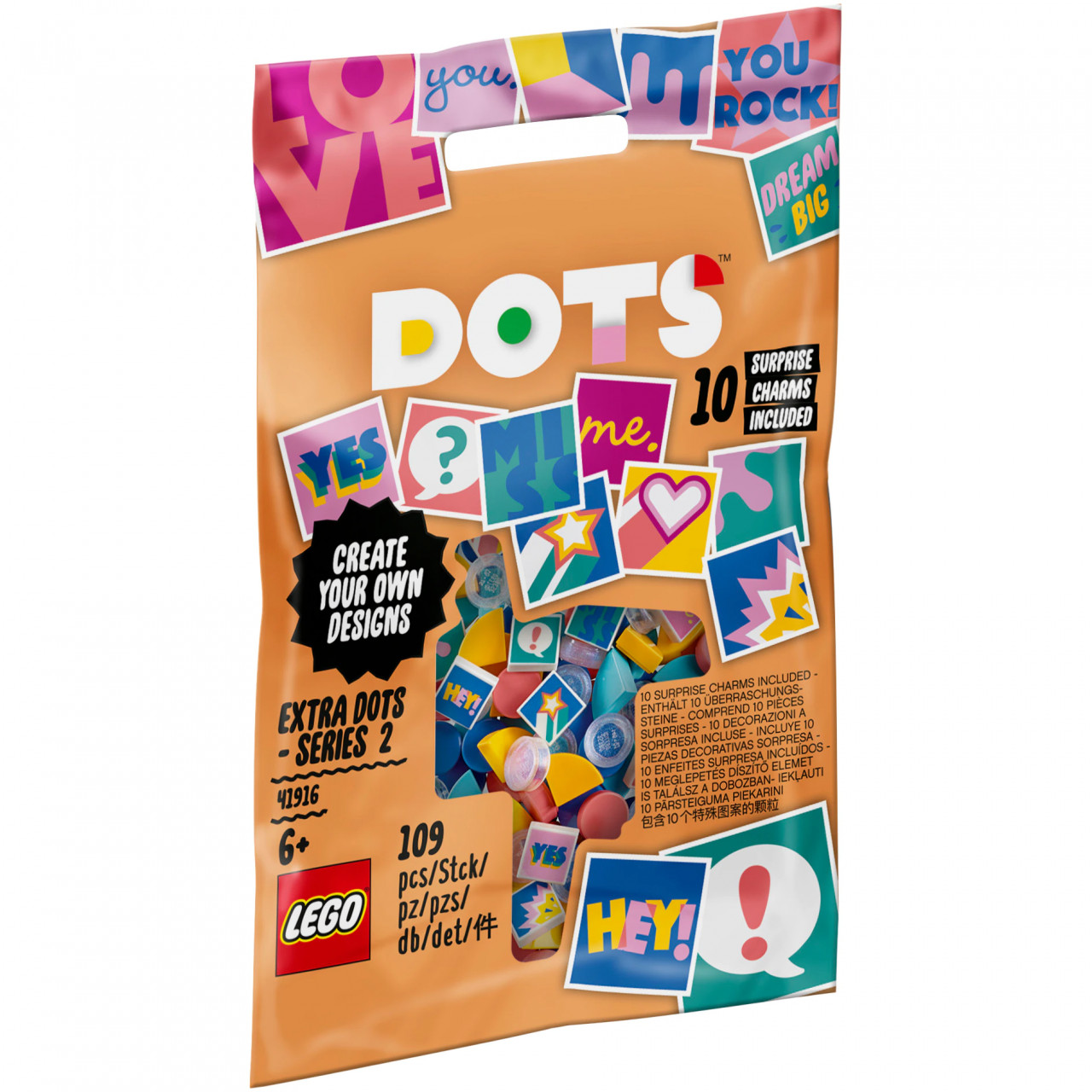 LEGO DOTS - DOTS suplimentare seria 2 41916, 109 piese - 1 | YEO