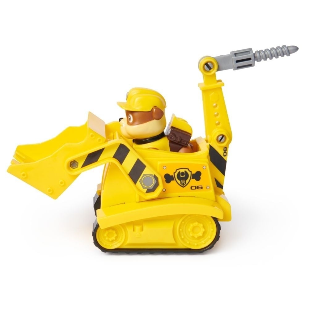 Masinuta cu figurina Paw Patrol - Buldozer cu figurina Rubble - 3 | YEO