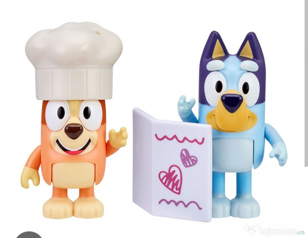 Set 2 figurine Bluey si Bingo la restaurant - Fancy Restaurant, 4 piese, 3 ani+ - 2 | YEO