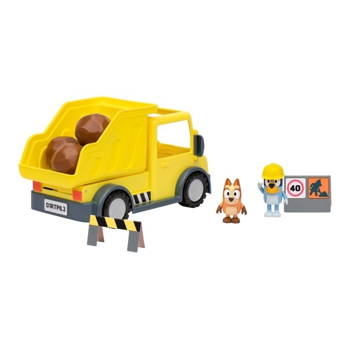 Set de joaca Bluey - Dump Truck, cu 2 figurine - 4 | YEO