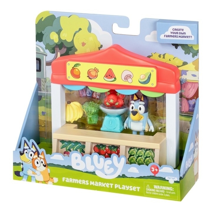 Set de joaca Bluey - Farmer\'s market, cu figurina inclusa - 2 | YEO