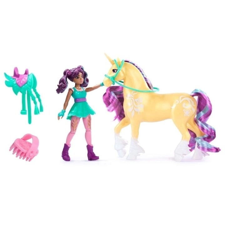 Set papusi Unicorn Academy - Ava si Unicornul Leaf - 1 | YEO