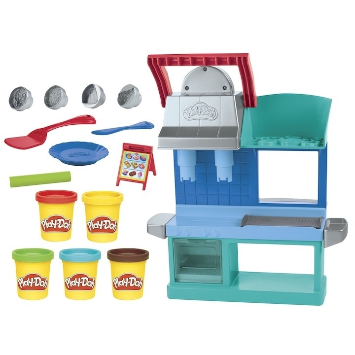 Set Play-Doh Kitchen Creations - Busy Chef Restaurant, 5 cutii - 3 | YEO