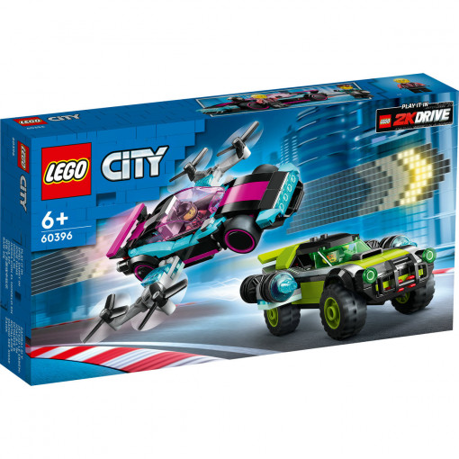 LEGO® City - Masini de curse modificate 60396, 359 piese, 6 ani+