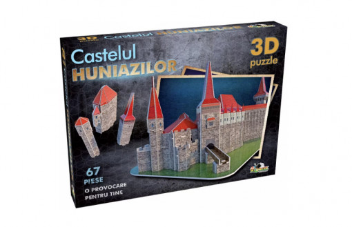 Puzzle 3D Noriel-Castelul Huniazilor,67piese