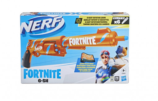 Blaster Nerf Fortnite - 6-SH, 6 proiectile