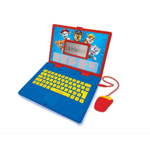 Laptop educativ de jucarie pentru copii Paw Patrol, in limba romana si engleza, 124 activitati, diferite niveluri de dificultate