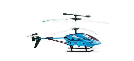 Elicopter iDrive cu telecomanda RC 2.4 Ghz, raza 12 m, albastru