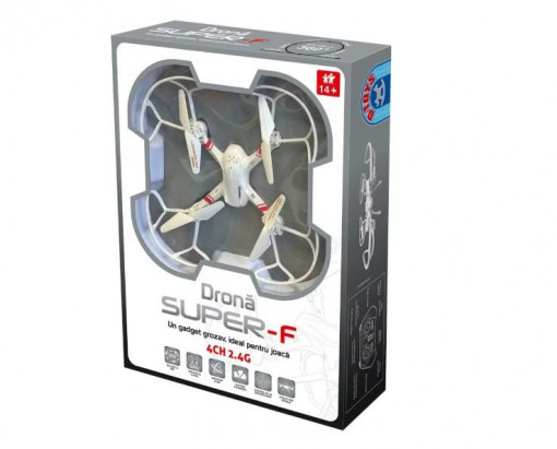 Drona cu radio-comanda si giroscop, D-Toys Super-F