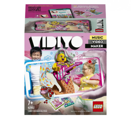 LEGO VIDIYO - Candy Mermaid BeatBox 43102, 71 piese