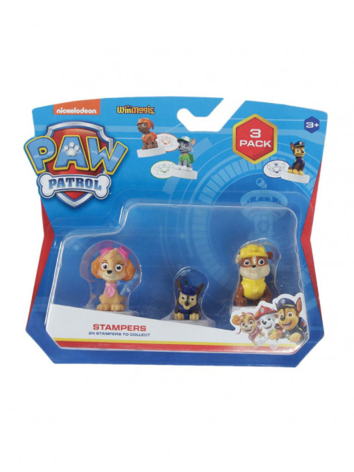 Set 3 stampile Paw Patrol Skye, Chase, Rubble