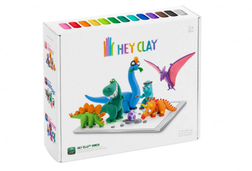 Set creatie 18 buc Hey Clay Dinozaurii