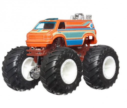 Hot Wheels Rod Squad &ndash; Camion Limited Grip (Serie #3/5) Scala 1:64, Rosso &ndash; Mattel