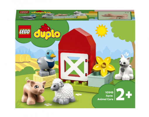 LEGO DUPLO - Animalele de la ferma 10949, 11 piese