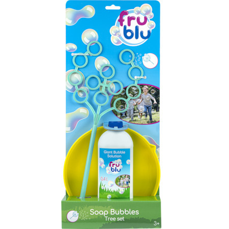 Set baloane de sapun Fru Blu - Tree set, cu solutie baloane 400 ml