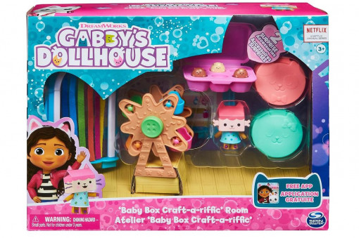 Set de joaca Gabby's Dollhouse - Camera de mestesuguri, 8 piese