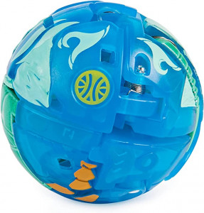 Figurina Bakugan Evolutions Platinum Series, Warrior Whale, Albastru, 6 cm - Img 4