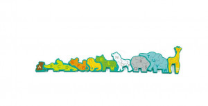 Puzzle Hape 2 in 1 - Alfabet si animale, 26 piese