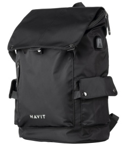Rucsac Laptop HAVIT H0033, Impermeabil, Rezistent la șocuri, Port USB, 300x160x450 mm, Negru - Img 1
