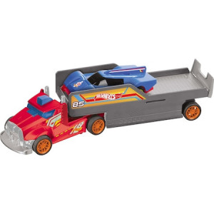 Camion Hot Wheels RC 2 in 1 - Camion de curse si camion cu remorca - Img 1