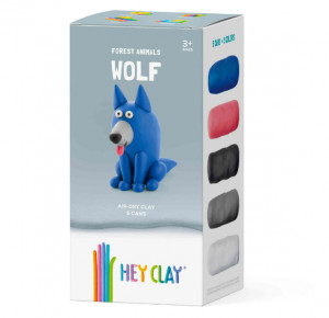 Set Hey Clay Forest Animals - Lup - Img 2