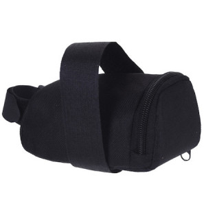 Geanta pentru bicicleta, XQMAX, Poliester, 12.5 x 7.5 x 7.5 cm, 0.4 l, Negru - Img 1