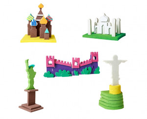Puzzle 3D Monumente, 100 piese - Img 6