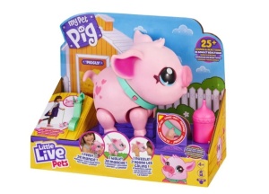 Pachet - Jucarie interactiva Flamingo Little Live Pets - Gotta go + Purcelus interactiv Little Live Pets - My Pet Pig - Img 4